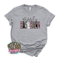GRIZZLY BASEBALL GRUNGE T-SHIRT