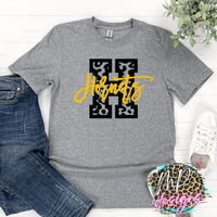 HORNETS H LEOPARD GOLD T-SHIRT