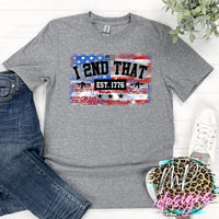 I 2ND THAT T-SHIRT