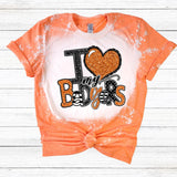 I LOVE MY BADGERS ORANGE T-SHIRT