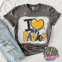 I LOVE MY EAGLES GOLD T-SHIRT