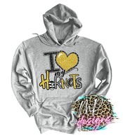 I LOVE MY HORNETS GOLD LONG SLEEVE/SWEATSHIRT