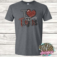 I LOVE MY TROJANS T-SHIRT