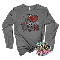 I LOVE MY TROJANS LONG SLEEVE/SWEATSHIRT