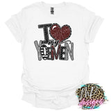 I LOVE MY YOEMEN T-SHIRT