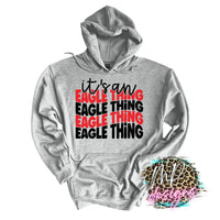IT'S AN EAGLE THING RED LONG SLEEVE/SWEATSHIRT