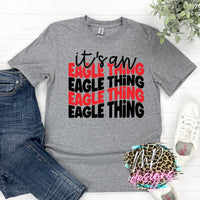 IT'S AN EAGLE THING RED T-SHIRT