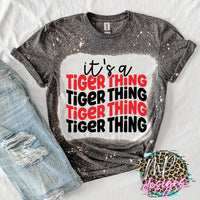 IT'S A TIGER THING RED T-SHIRT