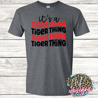 IT'S A TIGER THING RED T-SHIRT