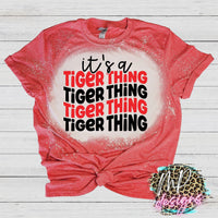IT'S A TIGER THING RED T-SHIRT