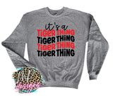IT'S A TIGER THING RED LONG SLEEVE/SWEATSHIRT