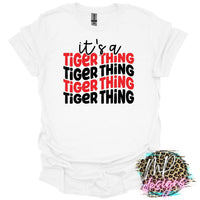IT'S A TIGER THING RED T-SHIRT