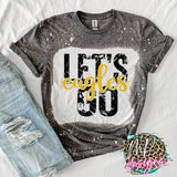 LET'S GO EAGLES GOLD T-SHIRT