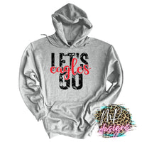 LET'S GO EAGLES RED LONG SLEEVE/SWEATSHIRT