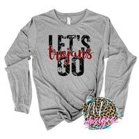 LET'S GO TROJANS LONG SLEEVE/SWEATSHIRT