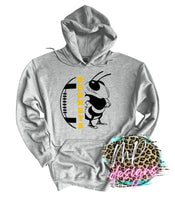 HORNETS MASCOT FOOTBALL GOLD LONG SLEEVE/SWEATSHIRT