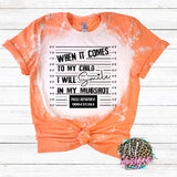 MUGSHOT BLEACHED T-SHIRT