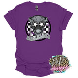BUFFALOES PREPPY MASCOT PURPLE T-SHIRT