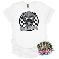 BUFFALOES PREPPY MASCOT PURPLE T-SHIRT