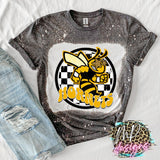 HORNETS PREPPY MASCOT GOLD T-SHIRT