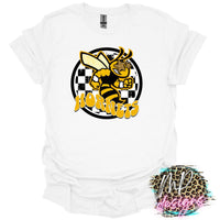 HORNETS PREPPY MASCOT GOLD T-SHIRT