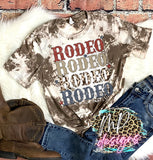 RODEO STACKED BLEACHED T-SHIRT