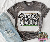 SOCCER MOM NET BLEACHED T-SHIRT
