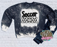 SOCCER MOM BLEACHED SWEATSHIRT