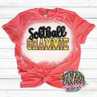 SOFTBALL GRAMMIE BLEACHED T-SHIRT