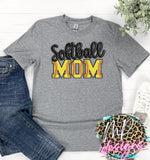 SOFTBALL MOM T-SHIRT