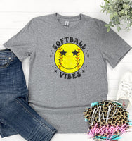 SOFTBALL VIBES T-SHIRT