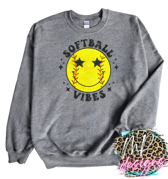 SOFTBALL VIBES SWEATSHIRT