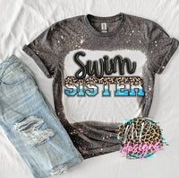 SWIM SISTER BLEACHED T-SHIRT