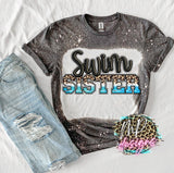 SWIM SISTER BLEACHED T-SHIRT
