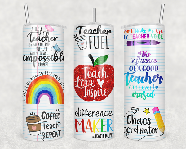 Teacher Life - 20 Ounce Tumbler