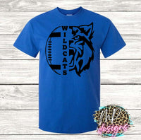 TEMPLE WILDCATS FOOTBALL T-SHIRT