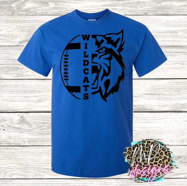 TEMPLE WILDCATS FOOTBALL T-SHIRT