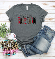TERROR BASEBALL GRUNGE T-SHIRT