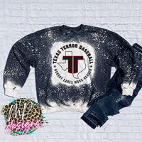 TEXAS TERROR BLEACHED SWEATSHIRT-HOODIE