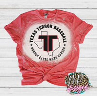 TEXAS TERROR BLEACHED-NON BLEACHED T-SHIRT