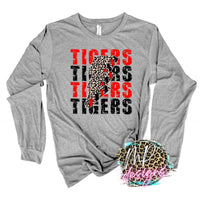 TIGERS BOLT RED LONG SLEEVE/SWEATSHIRT