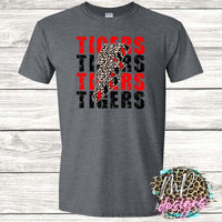 TIGERS BOLT RED T-SHIRT