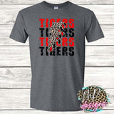 TIGERS BOLT RED T-SHIRT