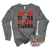 TIGERS BOLT RED LONG SLEEVE/SWEATSHIRT