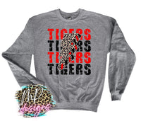 TIGERS BOLT RED LONG SLEEVE/SWEATSHIRT
