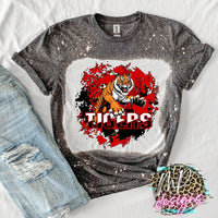 TIGERS RED-BLACK T-SHIRT