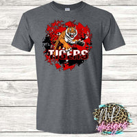TIGERS RED-BLACK T-SHIRT