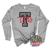 TIGERS T LEOPARD RED LONG SLEEVE/SWEATSHIRT