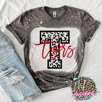 TIGERS T LEOPARD RED T-SHIRT