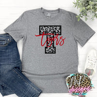 TIGERS T LEOPARD RED T-SHIRT